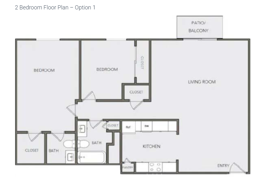 Arbors of Northgate floor plan