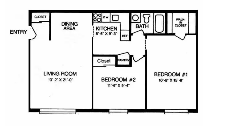 Woodbrooke Apartments floor plan